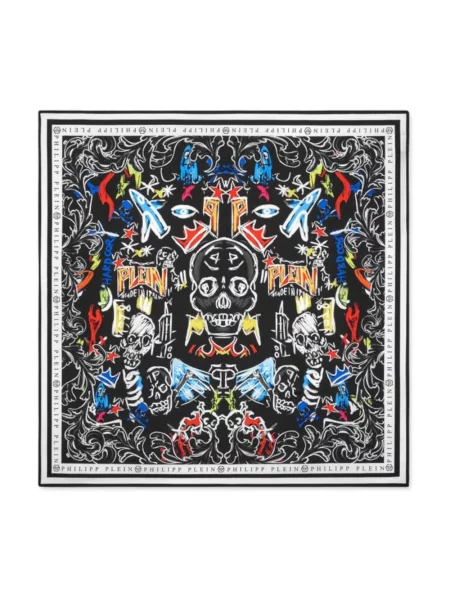 Szal Philipp Plein czarna