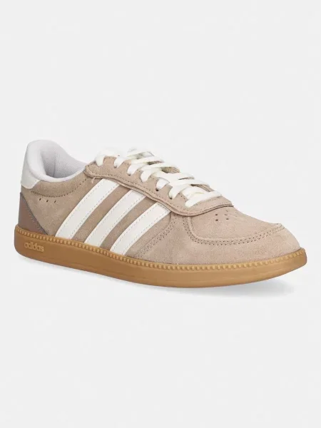 Semišové tenisky adidas Breaknet Sleek béžové