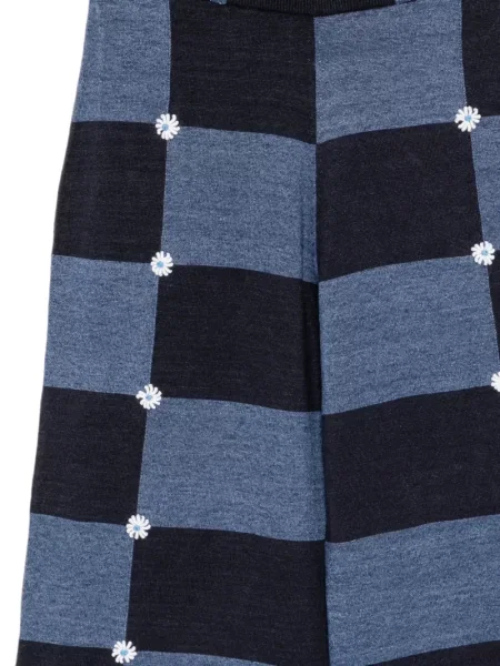 Pantaloni Yanyan Knits albastru
