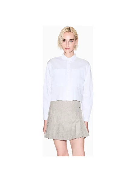 Krótka spódnica Armani Exchange beżowa