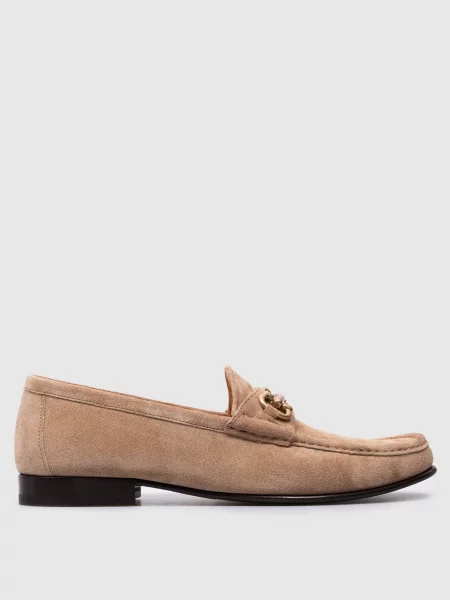 Замшеві лофери Brunello Cucinelli бежеві