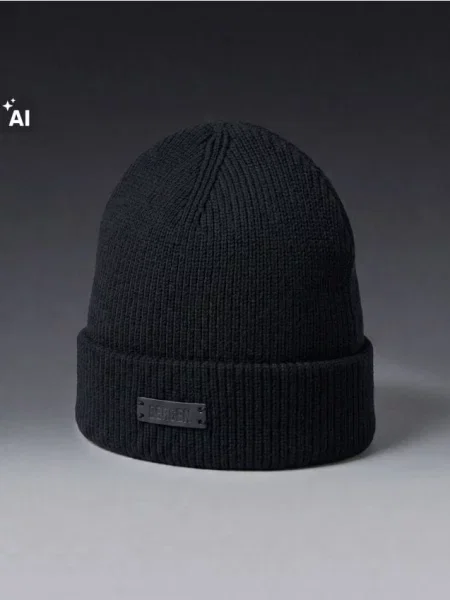 Sinsay čepice beanie černá