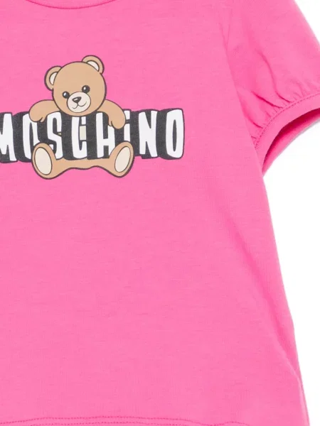 Koszulka dziecięca Moschino różowa