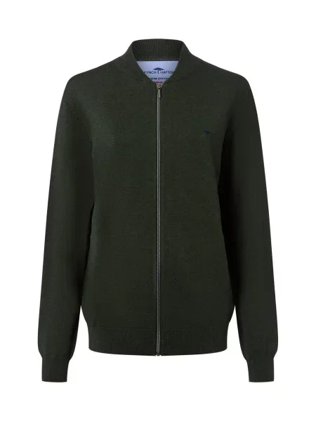 Fynch-Hatton kardigan Mężczyźni jednolity M zielony