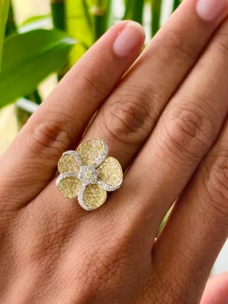 Φλοράλ δαχτυλίδι Hyt Jewelry