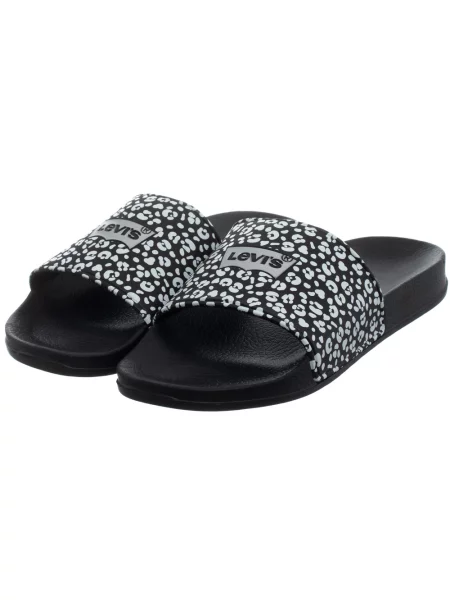 Japonke Levi's® z leopardjim vzorcem črna