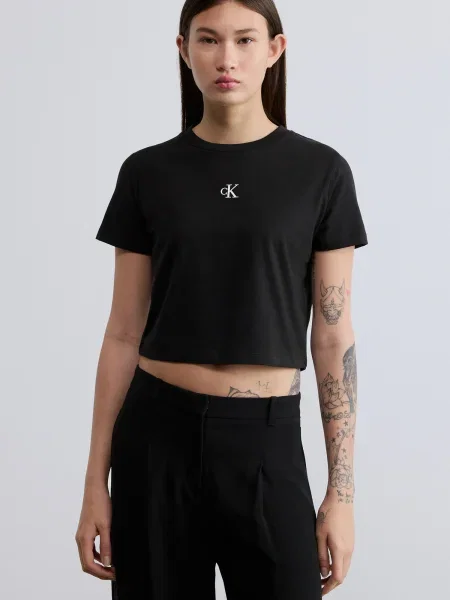 Calvin Klein Jeans Póló fekete fehér