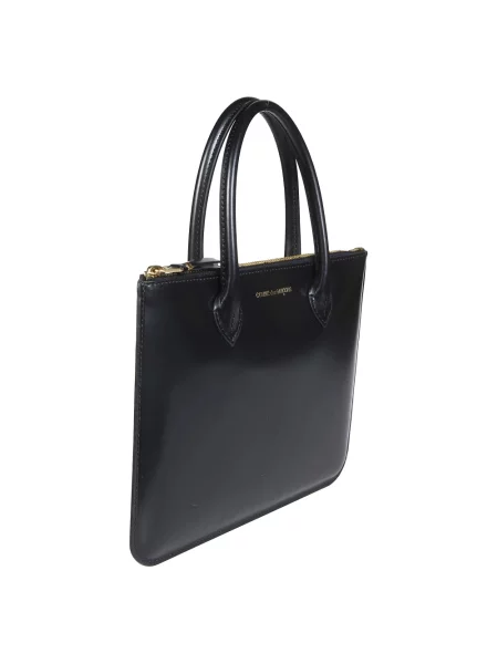 Torebka Comme Des Garcons skórzana czarna