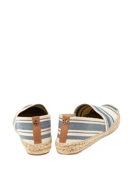 Espadrile Tory Burch cu dungi alb