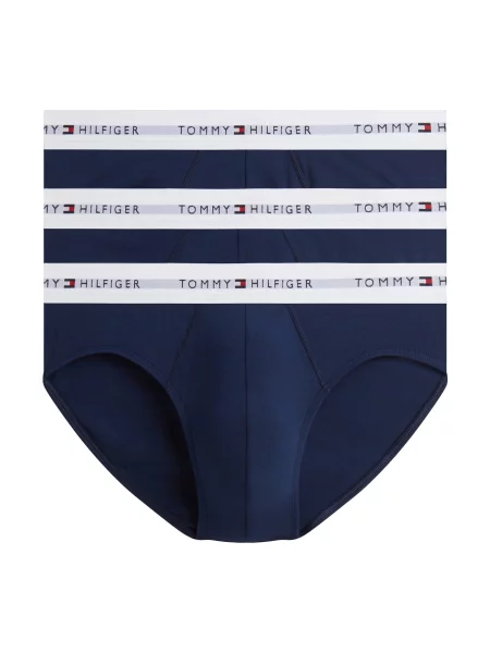 Tommy Hilfiger Underwear Slip bleumarin / gri / roșu intens alb