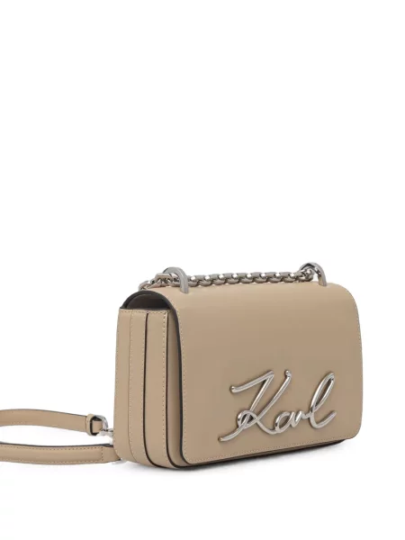 Crossbody torbica Karl Lagerfeld s autogramom