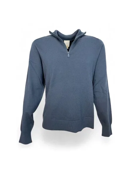 Sweter Calvin Klein wełniany niebieski