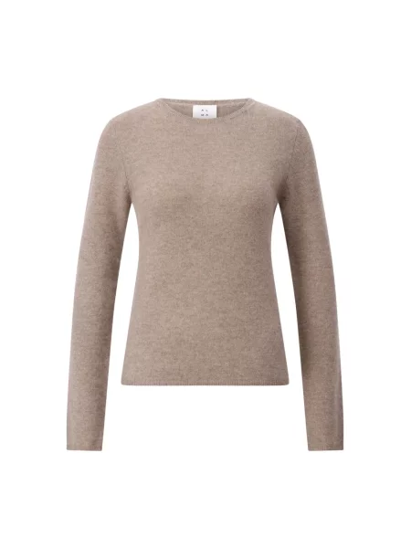 Sweter Almada z kaszmiru brązowy