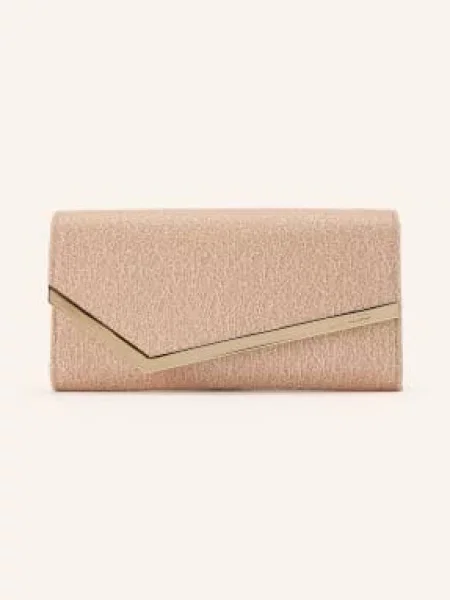 Jimmy Choo Psaníčko Emmie S Třpytivou Přízí / zlatá béžová