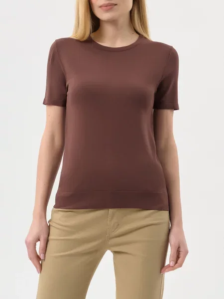 Футболка Barbara Alvisi коричнева
