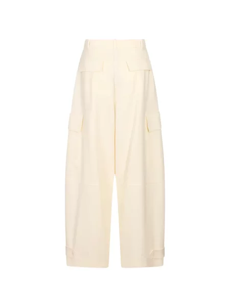 Pantaloni P.a.r.o.s.h. conici alb
