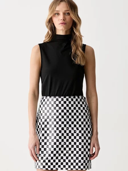 Karl Lagerfeld top pentru femei din cu negru