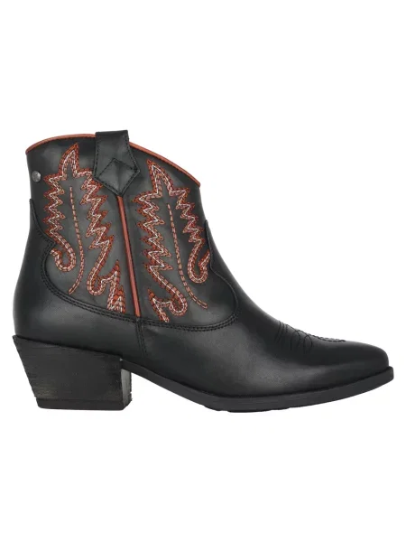 Buty do kostki Pikolinos skórzane czarne