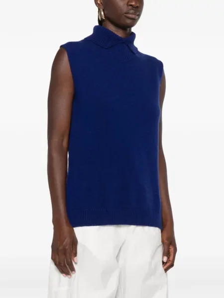 Gulerat tricou polo Jil Sander albastru