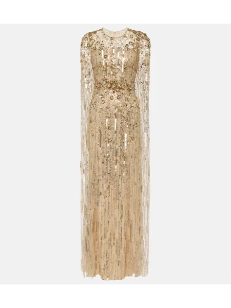 Rochie Jenny Packham auriu