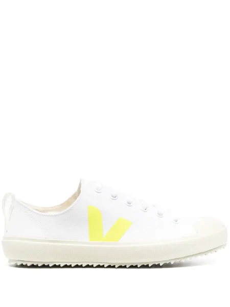 Sneakerși Veja cu imagine alb