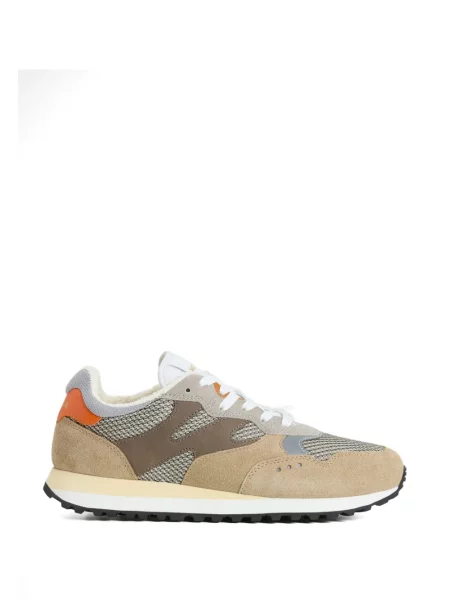 Sneakerși Woolrich cu șireturi din piele de căprioară