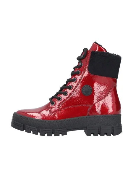 Botine Rieker cu șireturi negru