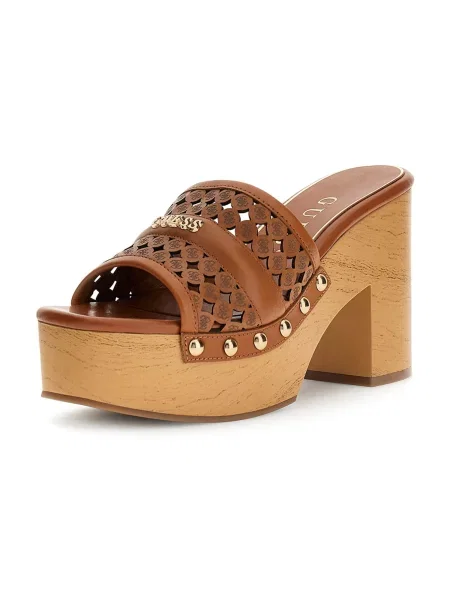 GUESS Cokle konjak rjava