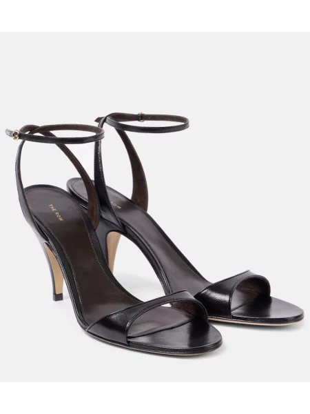 Sandale The Row din piele negru