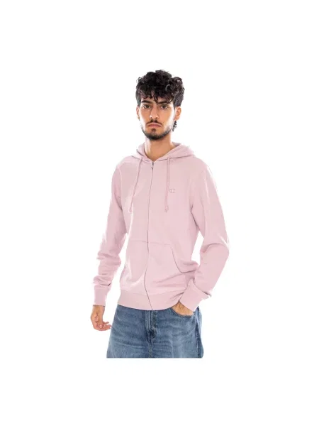 Bluza z kapturem Champion z kapturem różowa