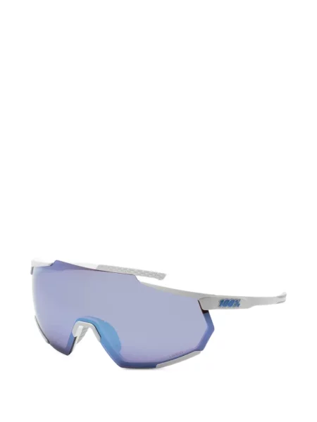 Ochelari de soare 100% Eyewear cu imprimeu geometric alb