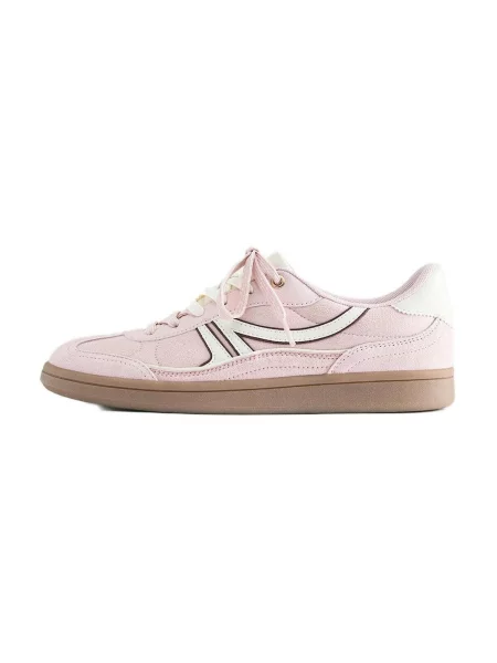 Sneakerși Pull&bear alb