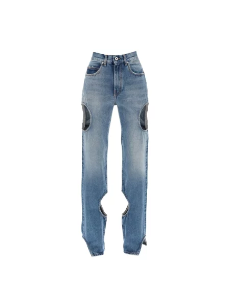 Proste jeansy Off-white białe