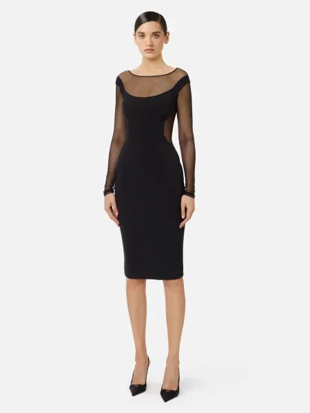 Платье Elisabetta Franchi черное