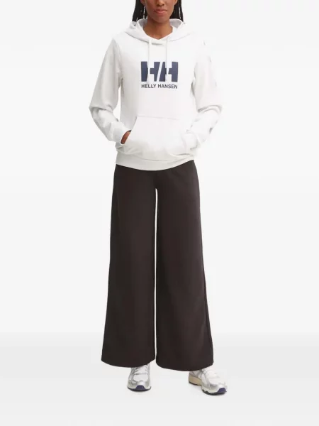 Hanorac cu glugă Helly Hansen cu imagine alb