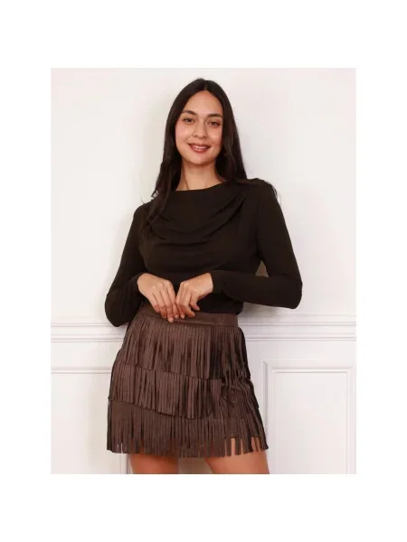 Fustă La Modeuse maro