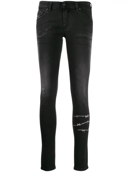 Blugi skinny Diesel negru