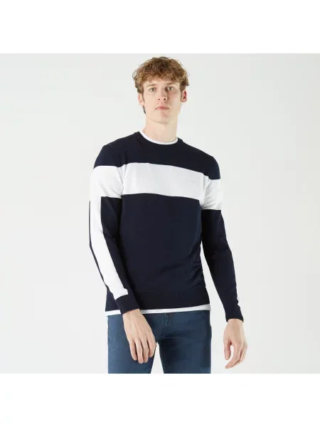 Lacoste Sweter granatowy