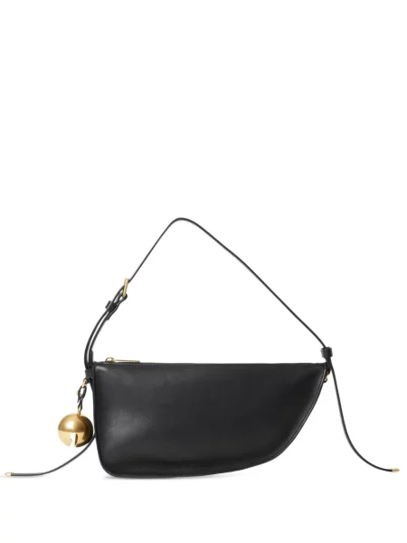 Geanta de piele Burberry din piele negru