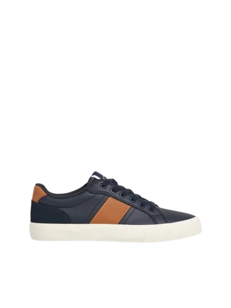 Sneakersy Hackett skórzane niebieskie