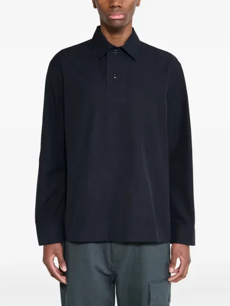 Tricou polo Margaret Howell negru