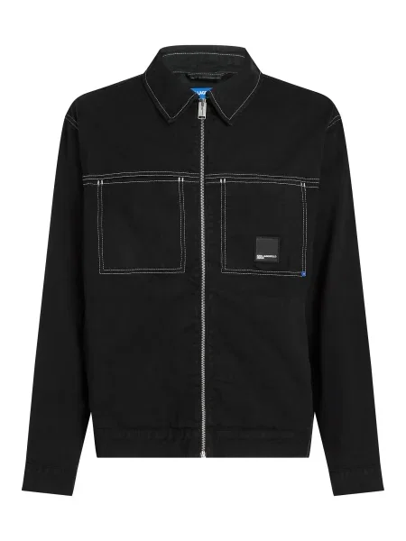 KARL LAGERFELD JEANS Φθινοπωρινό και ανοιξιάτικο μπουφάν μαύρο