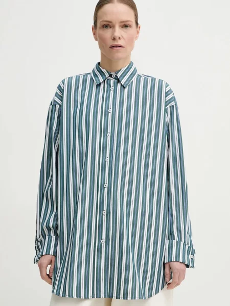 Remain camasa din femei cu guler clasic relaxed verde