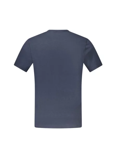 T-shirt z czystej bawełny Boss Orange niebieska