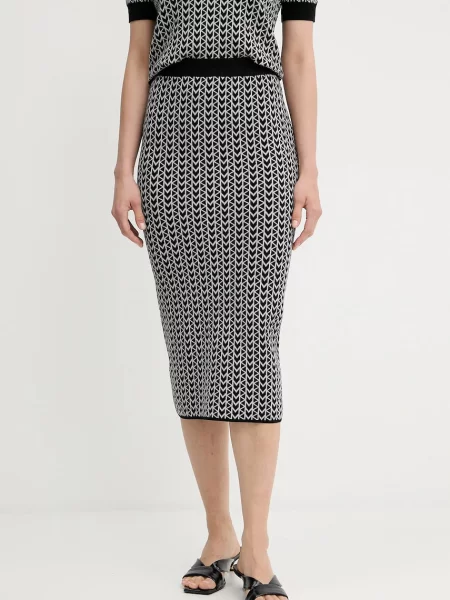 MICHAEL Michael Kors fustă midi creion gri