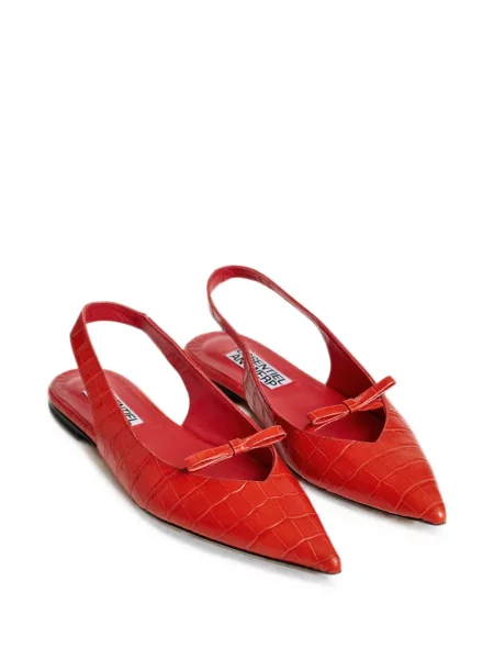 Pantofi cu toc Essentiel Antwerp fără toc roșu