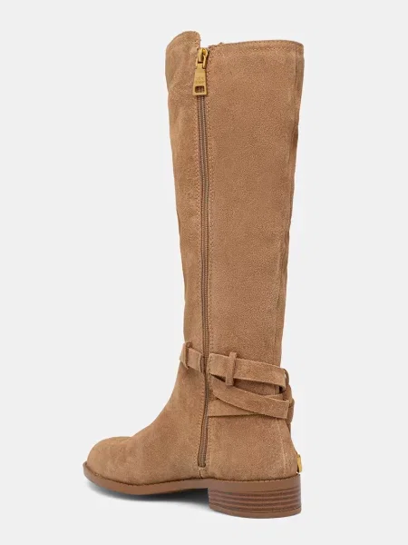 Замшевые сапоги Steve Madden коричневые