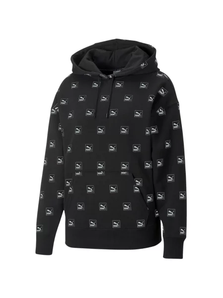 Bluza Puma Brand Love AOP Hoodie FL czarna