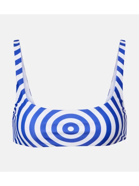 Top Jean Paul Gaultier cu imagine din jerseu alb