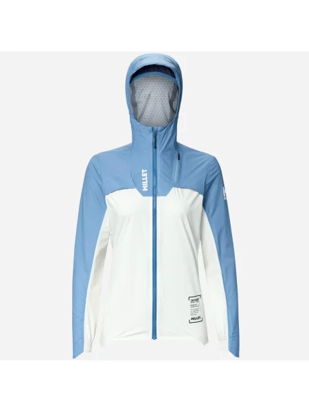 Kurtka do biegania Millet Intense Pro Jkt W Błękitny Active Fit szara